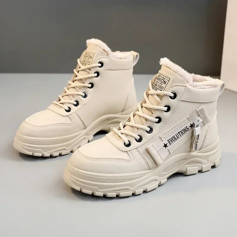 Winter Snow Boots for Women Casual High-top Shoes Warm Womens Sneakers Platform Ankle Boots
