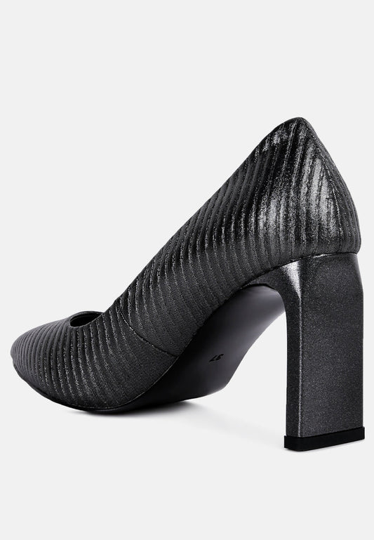 Tickles Italian Block Heel Pumps