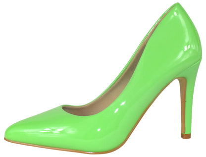 MONROE-1 Lime Patent TOP MODA