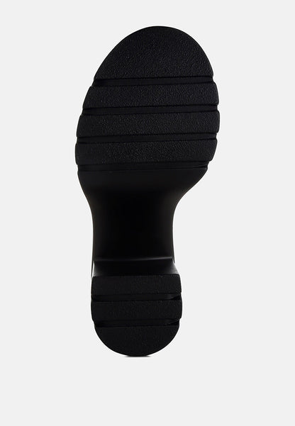 Nambo Stud Embellished Block Heel Sandals