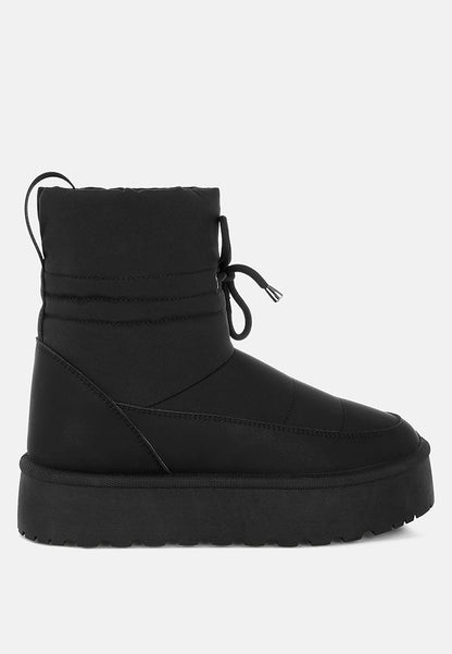 Pacos High Ankle Chunky Snow Boots
