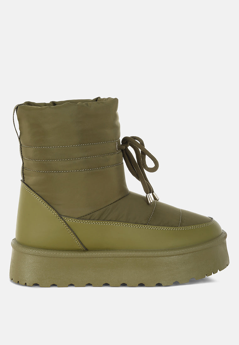 Pacos High Ankle Chunky Snow Boots