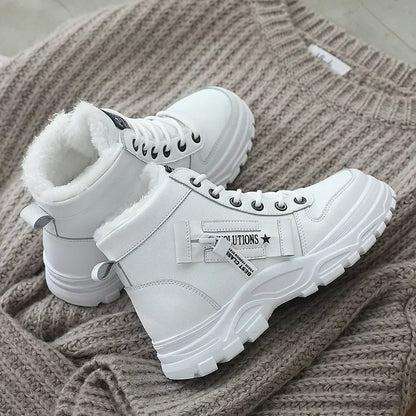 Winter Snow Boots for Women Casual High-top Shoes Warm Womens Sneakers Platform Ankle Boots
