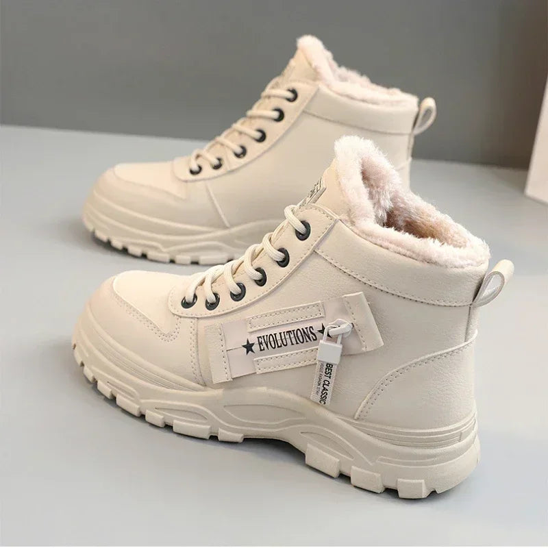 Winter Snow Boots for Women Casual High-top Shoes Warm Womens Sneakers Platform Ankle Boots
