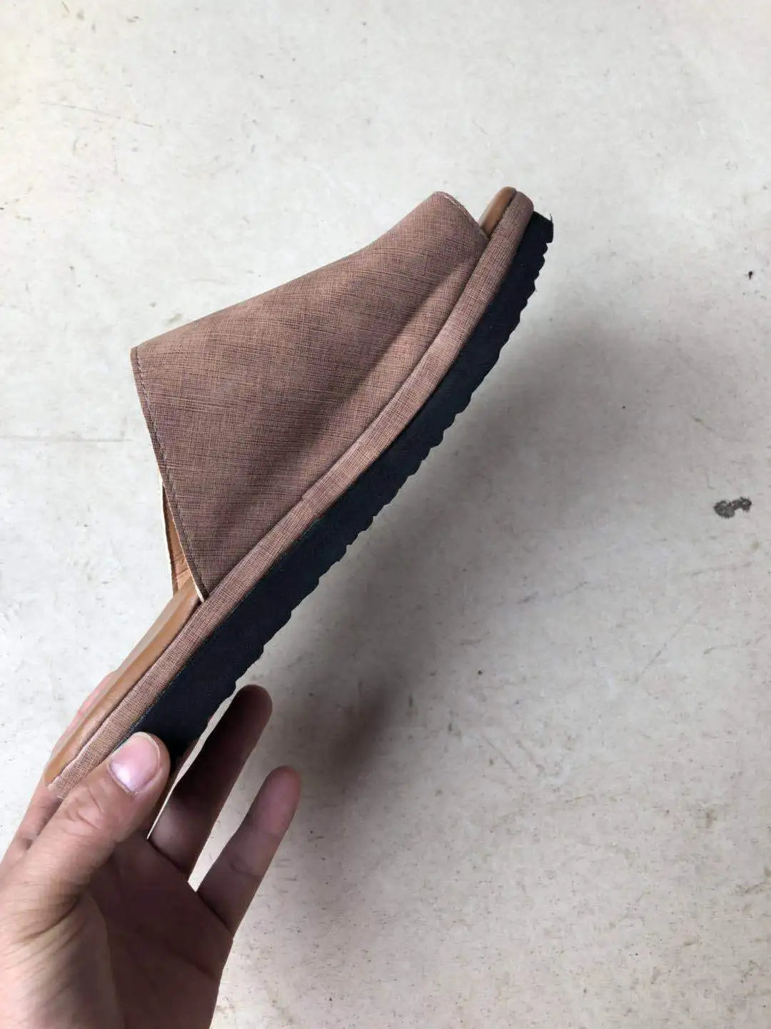 Women Sandals Wedge Heels Flip Flops Summer Elegant Shoes House Home Platform Soft Bottom Slipper Plu Size Footwear Beach Slide