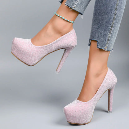 Women Pumps Stiletto Sexy High Heels Women 2024 New Summer Casual Plus Size Pumps Platform Luxury Wedding Shoes Zapatos De Mujer