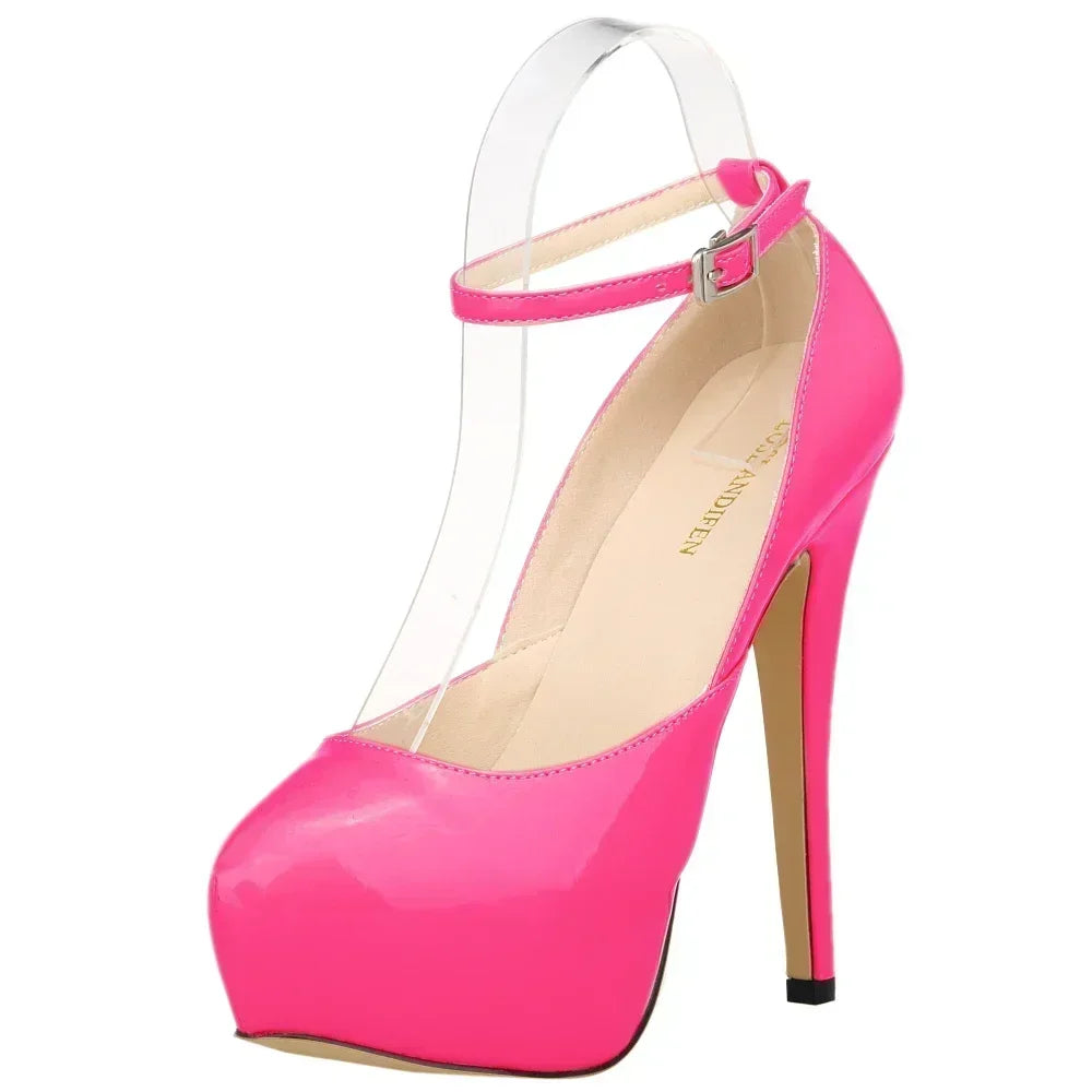 Large Size 35-44 Men Pumps Sexy Platform Peep Toe 14cm Extremely High Heels Stiletto Party Nighclub Unisex Shoes Crossdresser