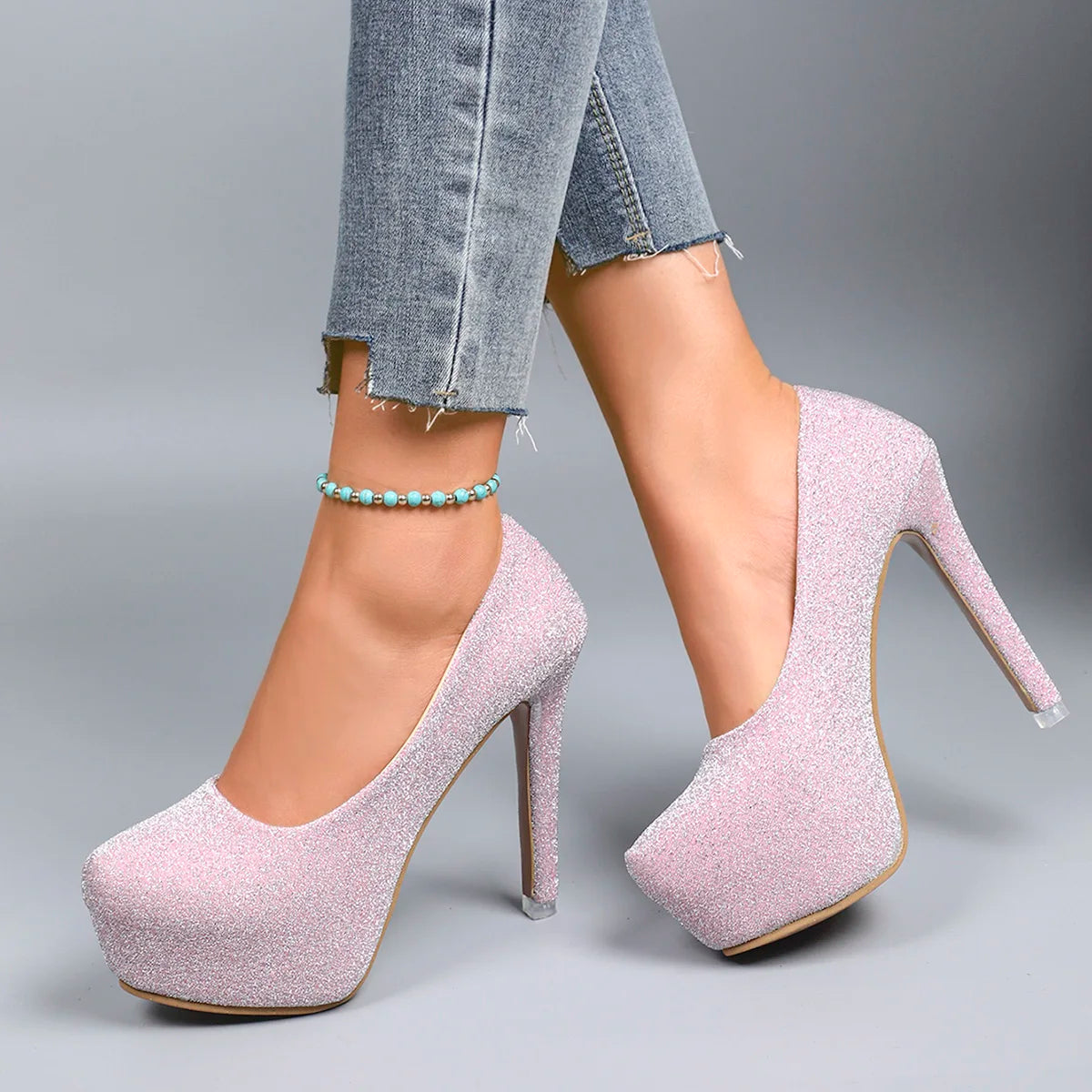 Women Pumps Stiletto Sexy High Heels Women 2024 New Summer Casual Plus Size Pumps Platform Luxury Wedding Shoes Zapatos De Mujer