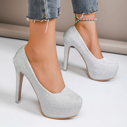 Women Pumps Stiletto Sexy High Heels Women 2024 New Summer Casual Plus Size Pumps Platform Luxury Wedding Shoes Zapatos De Mujer