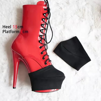 13cm Platform Shoes Protective Cover Sandals Boots Shoes High Heels Cover Protection Pole Dance Boots Training Wear-Resist Cover