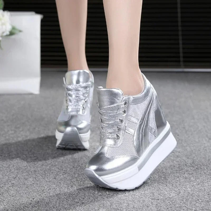 2025 NEW Fashion Platform Shoes for Women Summer Comfortable Outdoor Heels Women's Lofers Casual Hollow Out Breathable Sneakers
