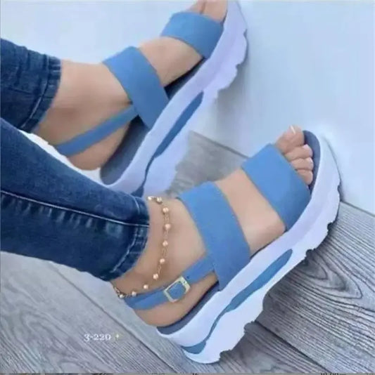 Women's Sandals Lightweight Wedges Women's Summer Sandals Platform Shoes with High Heels Sandalias Mujer Sport Summer Shoes