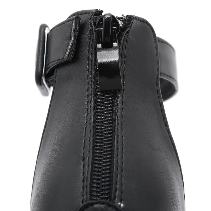 Big Size 34-43 Super High Heels 14cm Roman Sandals Women 2025 Summer PU Leather Platform Ladies Casual Chunky Heel Buckle Shoes