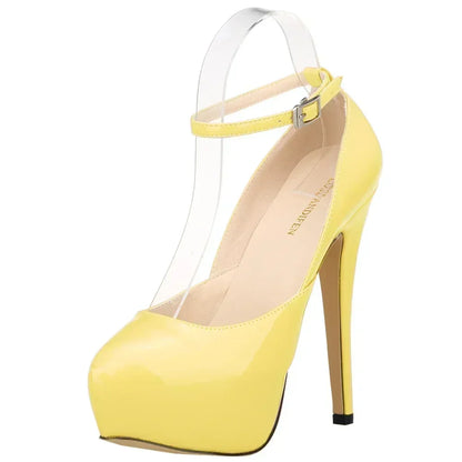 Large Size 35-44 Men Pumps Sexy Platform Peep Toe 14cm Extremely High Heels Stiletto Party Nighclub Unisex Shoes Crossdresser