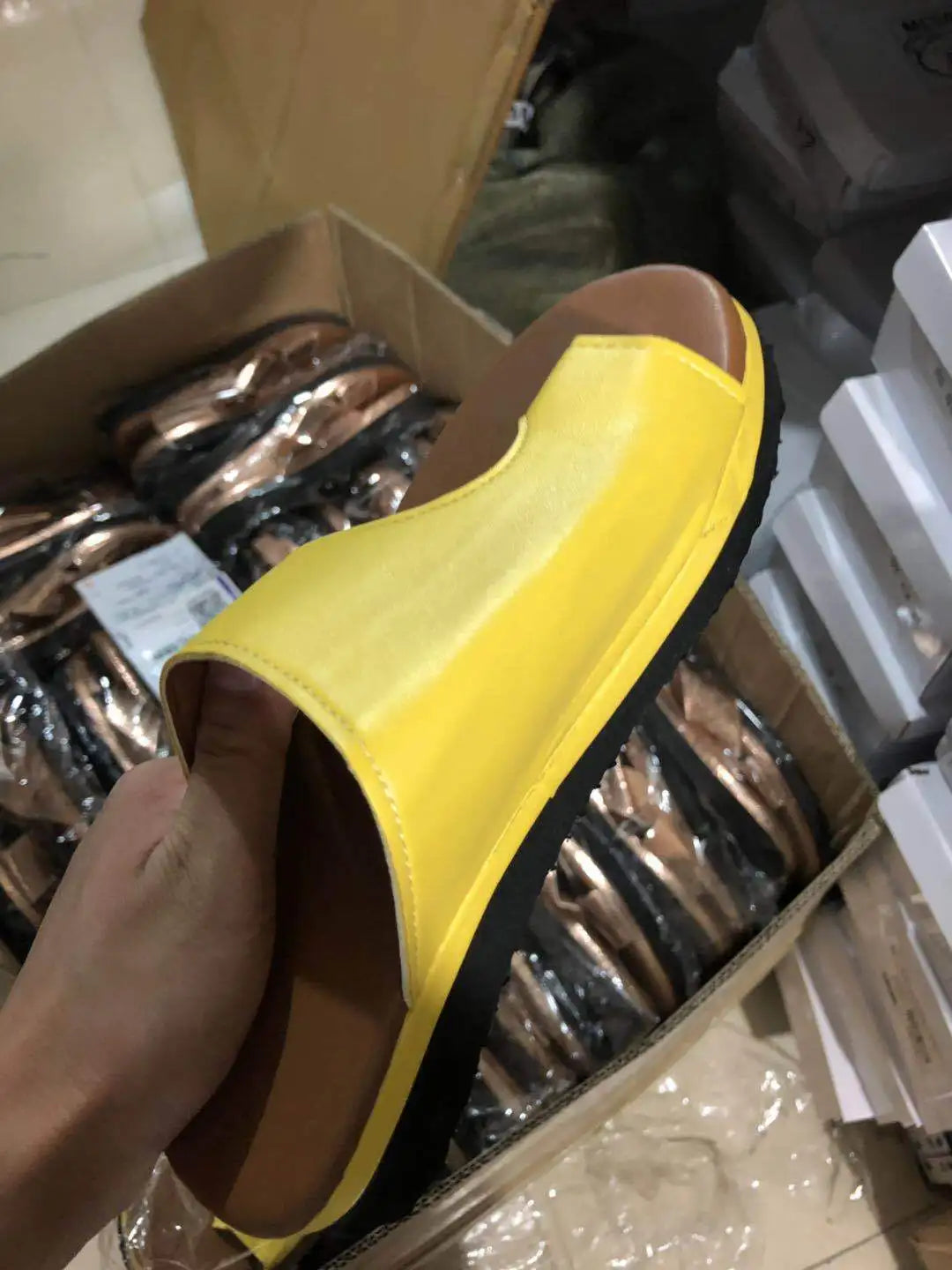 Women Sandals Wedge Heels Flip Flops Summer Elegant Shoes House Home Platform Soft Bottom Slipper Plu Size Footwear Beach Slide