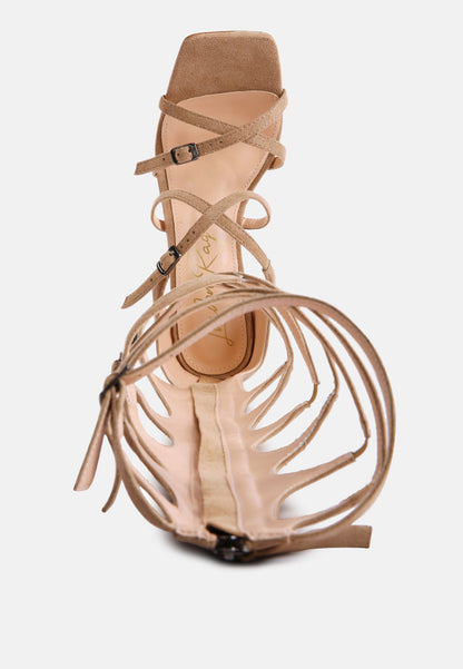 Gossip Dramatic Strappy Stiletto Heels